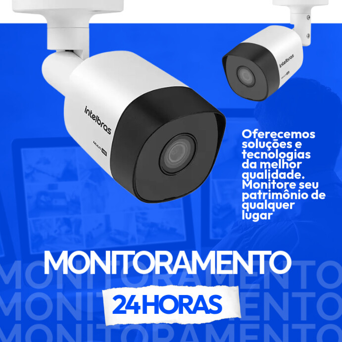 Empresa de segurança e monitoramento Instagram Post template