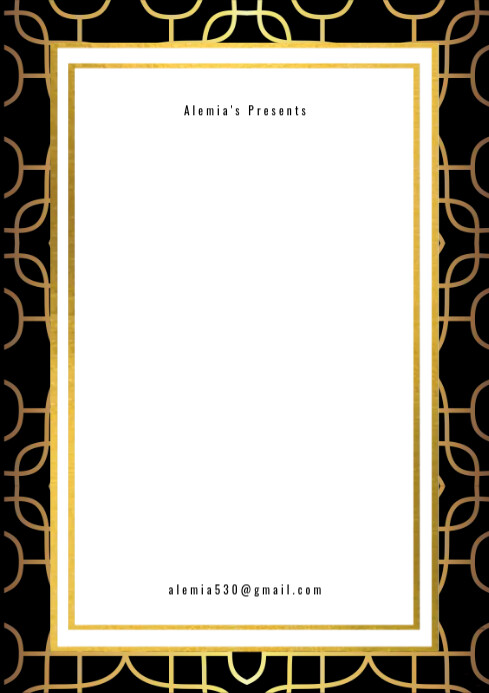 Empty Card Template PosterMyWall
