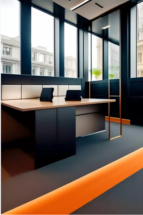 Empty Office Layout Empty Office space Template | PosterMyWall