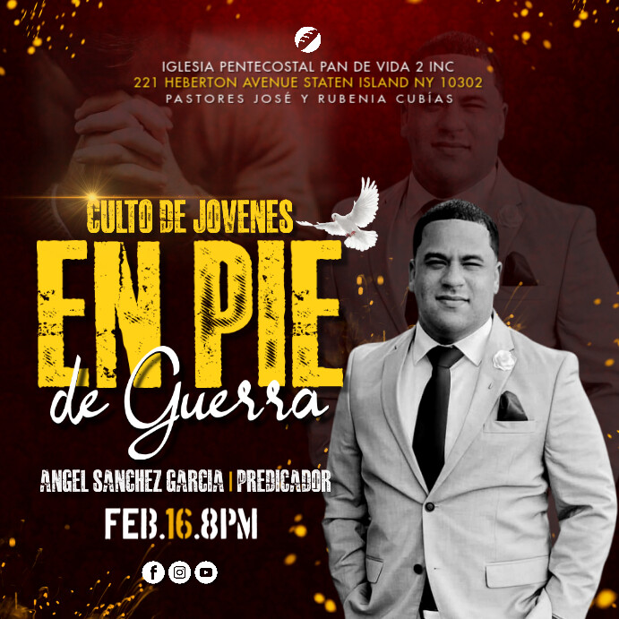 EN PIE DE GUERRA Template PosterMyWall