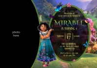 Encanto Birthday Invitation A4 template