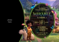 Encanto Birthday Invitation A4 template