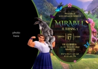 Encanto Birthday Invitation A4 template