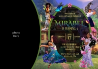 Encanto Birthday Invitation A4 template