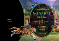 Encanto Birthday Invitation A4 template