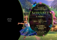 Encanto Birthday Invitation A4 template