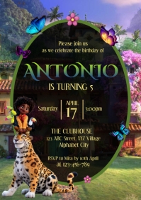 Encanto Birthday Invitation Template A4