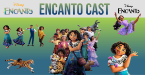 蓝绿色 Encanto Cast Ibinahaging Larawan sa Facebook Template