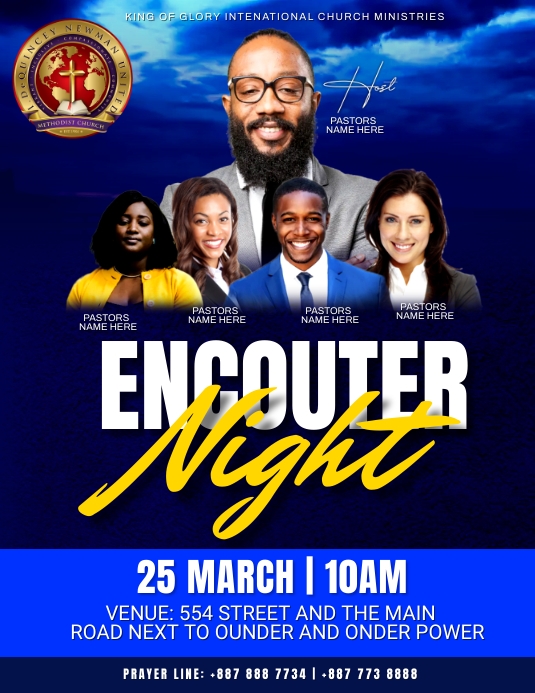 Encounter Letters encounter night Template | PosterMyWall