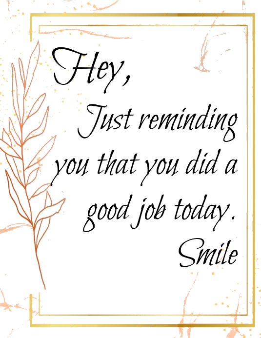 Encouragement Template | PosterMyWall