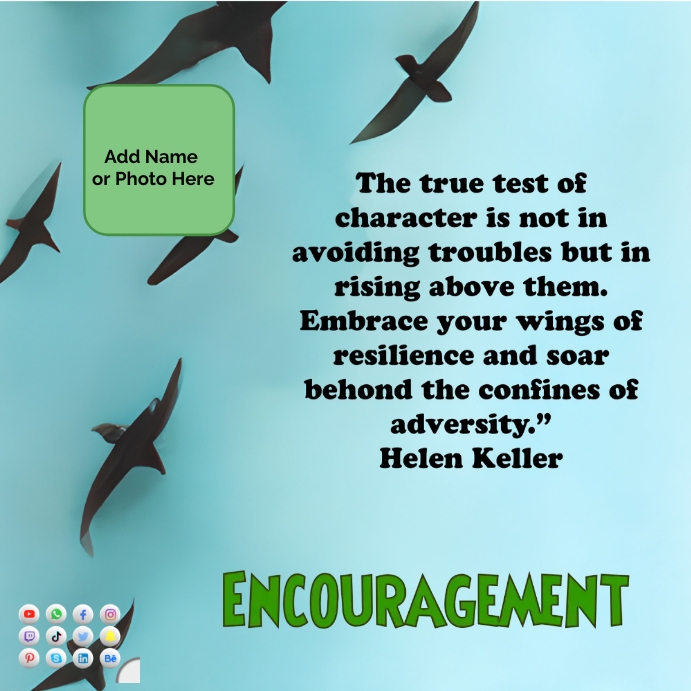 Encouraging Posts Encouragement Template | PosterMyWall