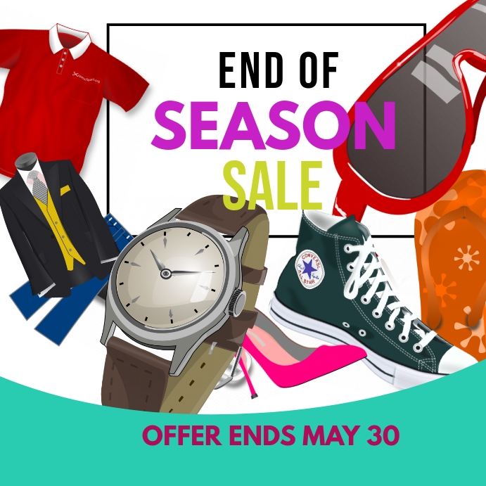 End of Season Sale Ad Template | PosterMyWall