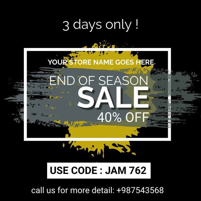 Plantilla De End Of Season Sale Template PosterMyWall Plantilla De End Of Season Sale Template PosterMyWall