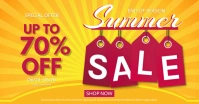 End of Summer Sale Facebook Shared Image template