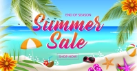 End of Summer Sale Facebook Shared Image template