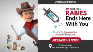 End Rabies Facebook Cover Video (16:9) template