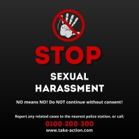 End rape Template | PosterMyWall