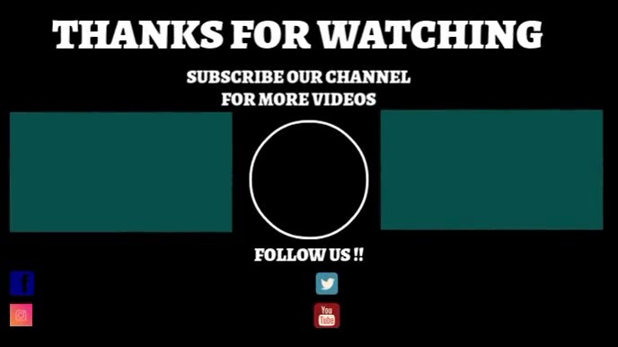Copy of END SCREEN ON YOU TUBE OUTRO | PosterMyWall