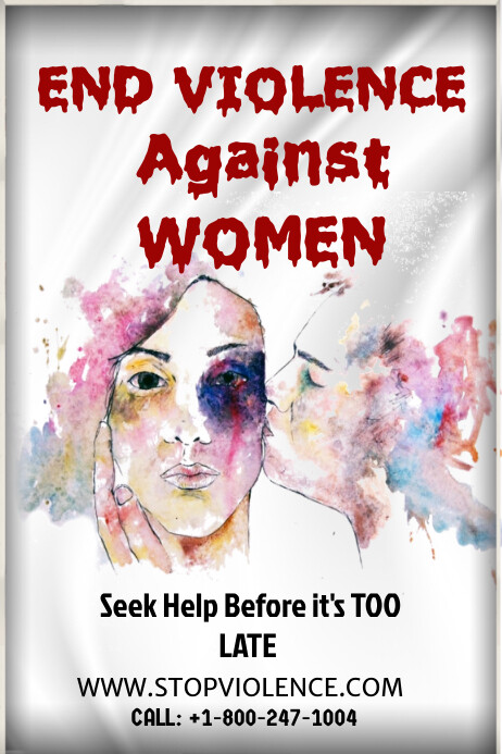 End Rape Poster Copy of END VIOLENCE POSTER | PosterMyWall