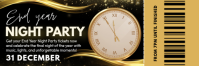 End Year Party Ticket Email Header template