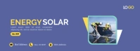 Energy solar Facebook Cover template