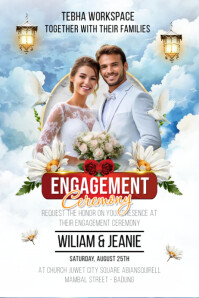 Engagement Party Poster Template | PosterMyWall