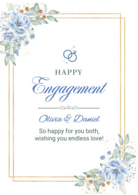 Engagement A4 template