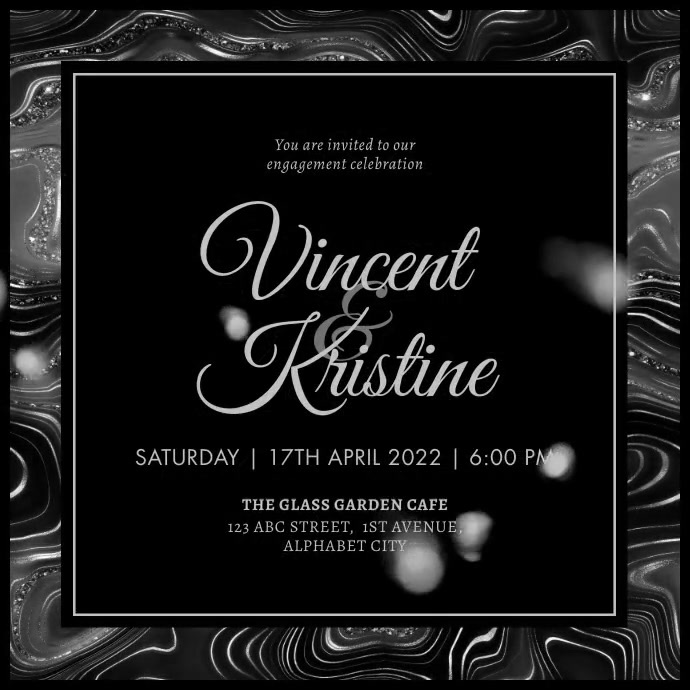 Engagement Party Invitation Template PosterMyWall