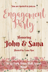 230 Engagement Customizable Design Templates Postermywall