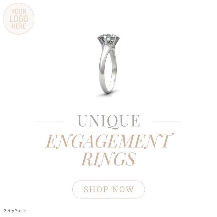 Engagement Rings Video Ad Template | PosterMyWall