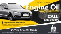 Engine Oil Change Advertisement Video Digital na Display (16:9) template