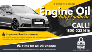 Engine Oil Change Advertisement Video Umbukiso Wedijithali (16:9) template