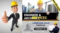Engineer & Architect Film w tle na Facebooka (16:9) template