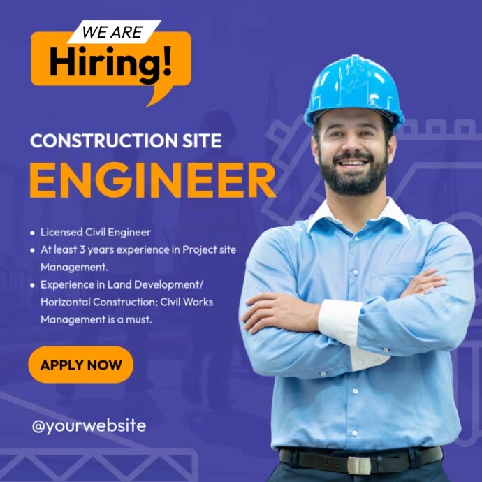 Copy of Engineer Hiring | PosterMyWall