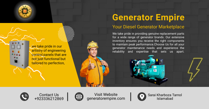 Engineering Company Generator Empire Gedeelde afbeelding op Facebook template