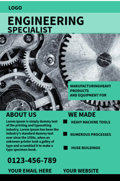 Engineering flyer,CORPORATE flyer Template | PosterMyWall