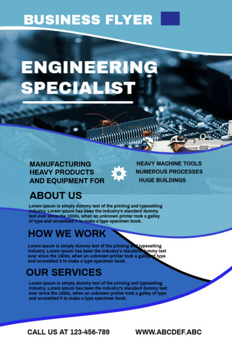 Engineering Program Flyer Engineering flyer,small business flyer Template | PosterMyWall