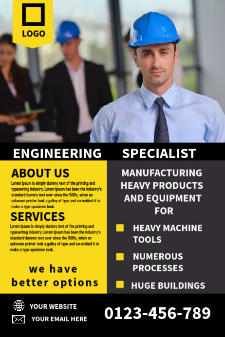 Engineering Program Flyer Engineering flyer ,CORPORATE flyer Template | PosterMyWall