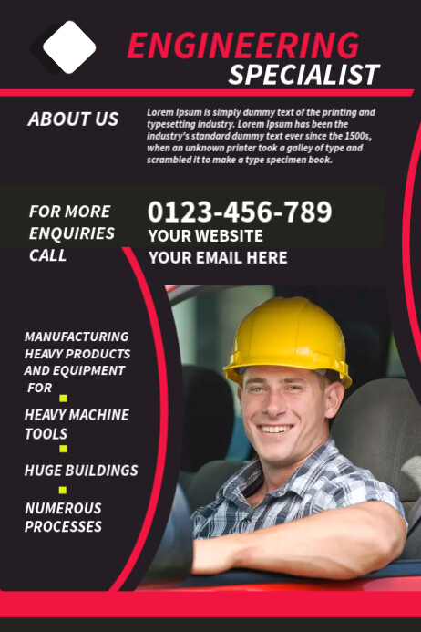 Engineering Program Flyer Engineering flyer ,CORPORATE flyer Template | PosterMyWall