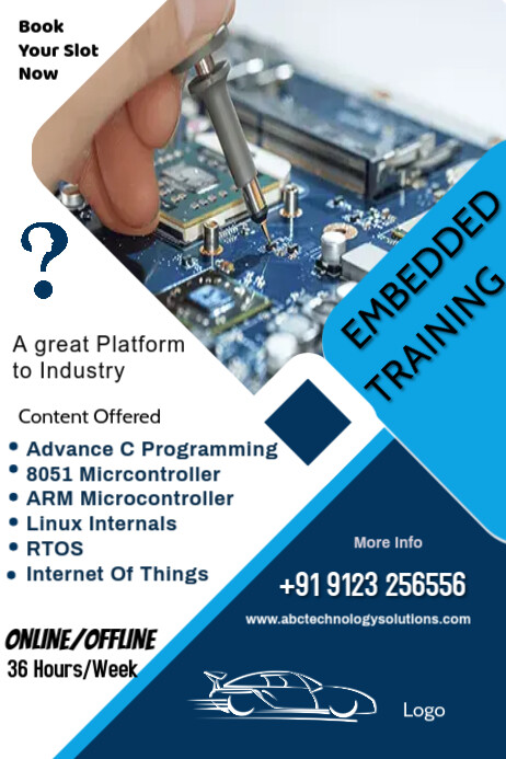 ENGINEERING PROJECTS, INTERNSHIP, TRAINING Plakat template