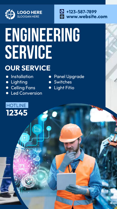 Copy of Engineering Services Banner Ad | PosterMyWall