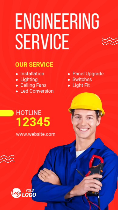 Copy of Engineering Services Banner Ad | PosterMyWall