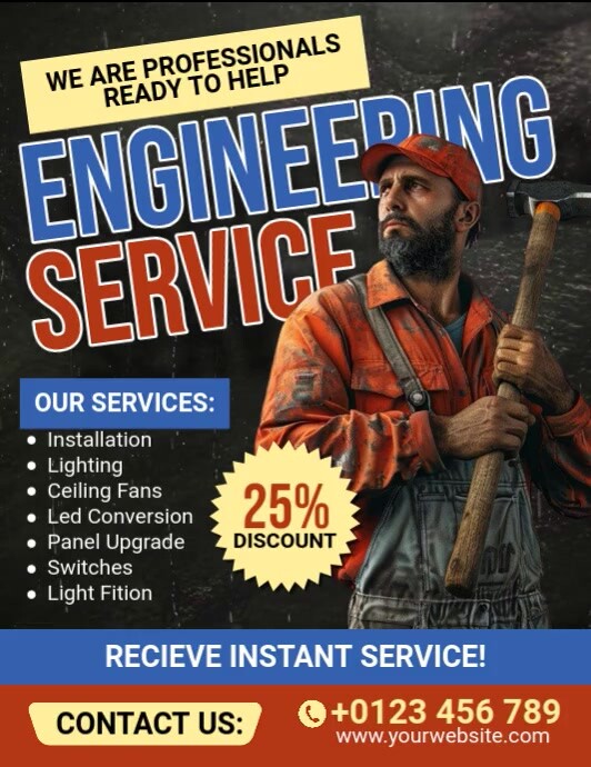 Engineering Services Pamflet (VSA Brief) template