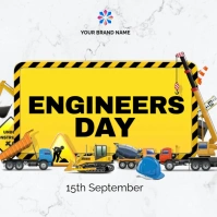 engineers day 15th September Carré (1:1) template