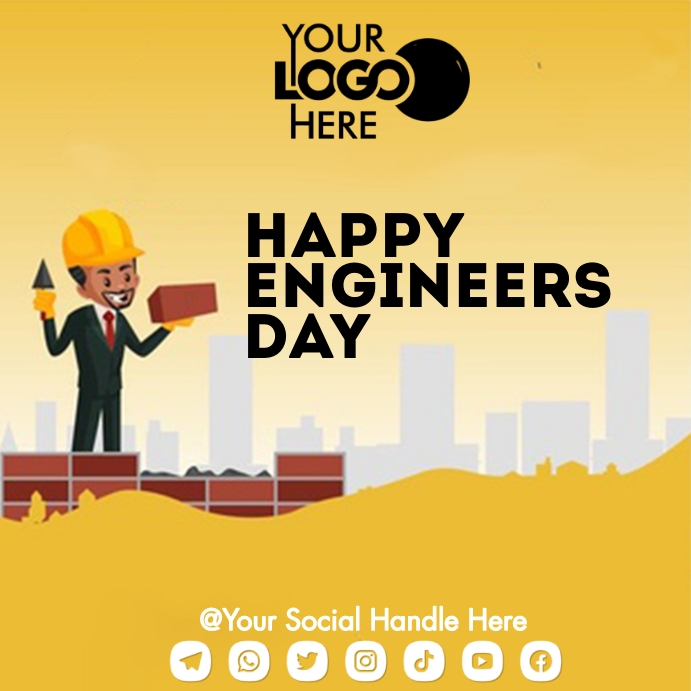 engineers day Template | PosterMyWall