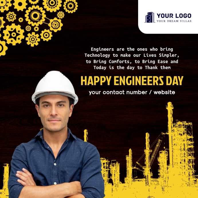 Engineers Day Wishes Template | PosterMyWall