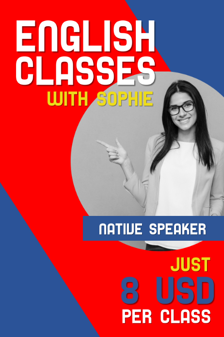 English Course Poster
