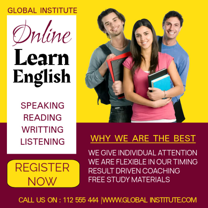 Spoken English Brochure Design spoken-english-brochure-design