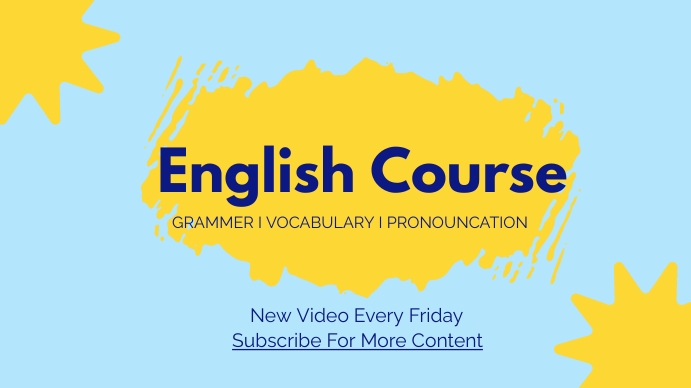 English Course Blog Promotion Template | PosterMyWall