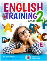 English Kids Training Textbook cover page design editable printable template Flyer (US Letter)